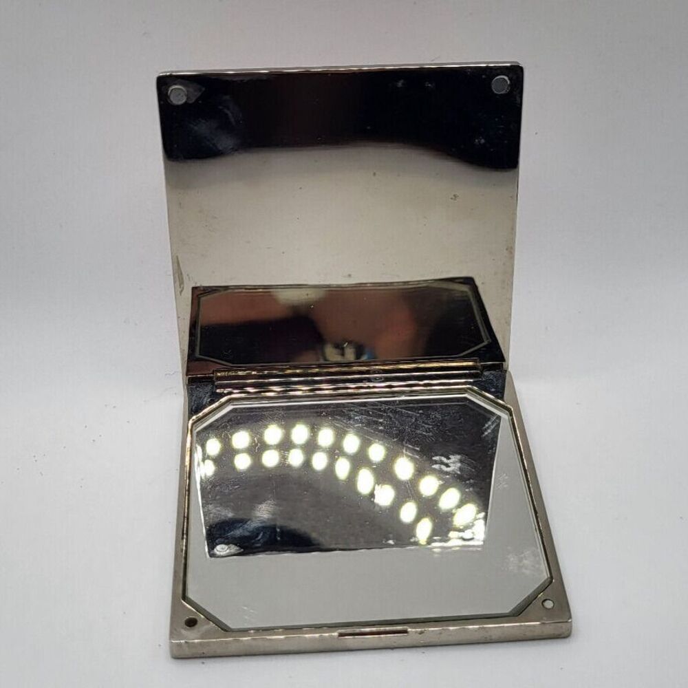 Burberry Red Plaid Makeup Mirror 2.5 in